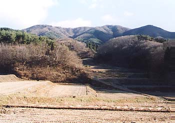 「花塚山」「月山」「金華山」の写真