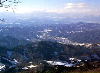 1号休憩所からの望むの写真