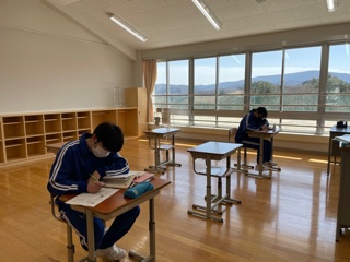 修了式前２