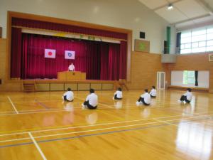 ２学期始業式１