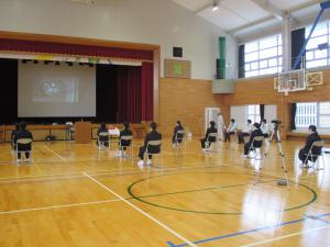 貫通石贈呈式１