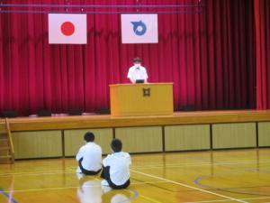 ２学期始業式２