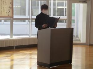 ２学期終業式