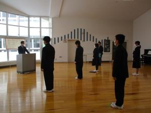 ３学期始業式１