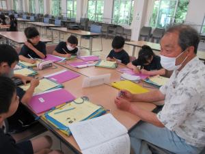 郷土学習のようす