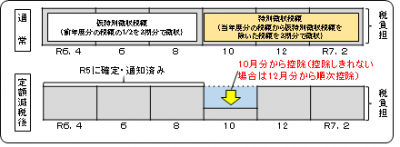 定額減税（年特）