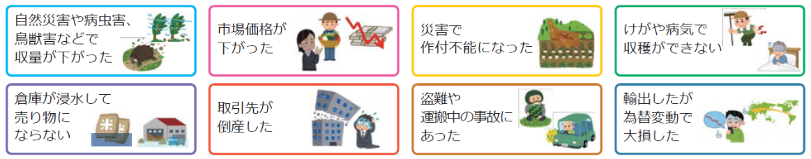 収入保険イラスト