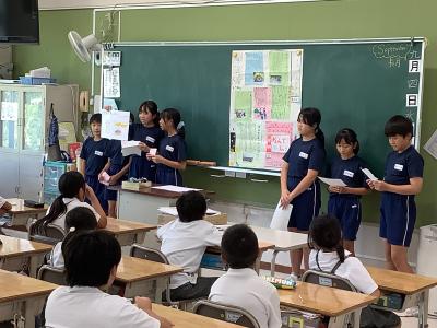 1班の発表