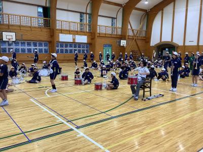 鼓笛の練習