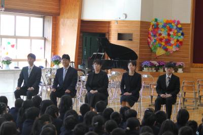 川俣小学校に着任した先生１