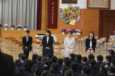 川俣小学校に着任した先生２