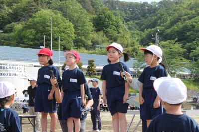 1年生代表によるはじめの言葉