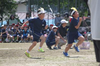 4年生チャンス走