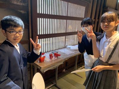 体験する6年生