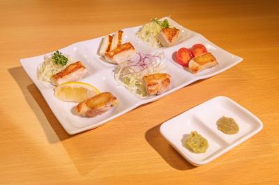 シャモ焼き鶏プレート