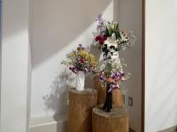 多目的ホールの花