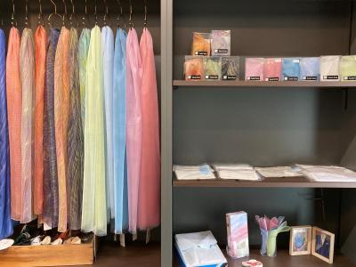 シルク工場見学写真