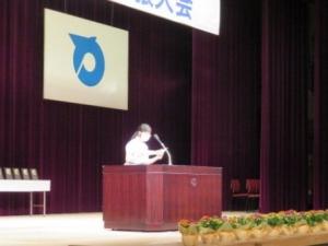 スピーチの様子