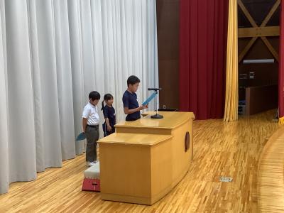 6年生の代表児童