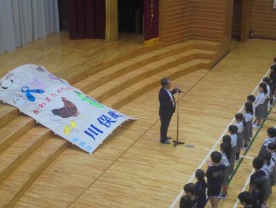 企画をした会社の社長挨拶