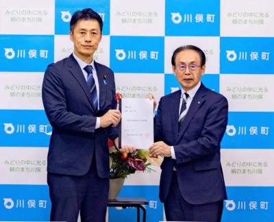 細野復興大臣へ要望書手交