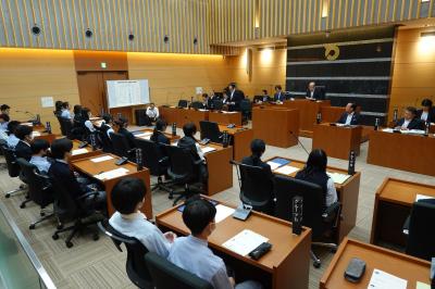 議場の様子
