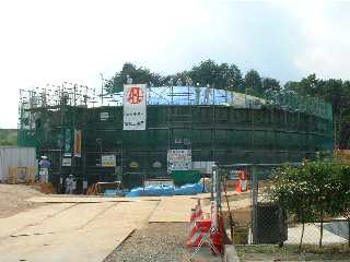 西部配水池建設工事の写真