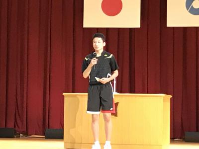 選手あいさつ