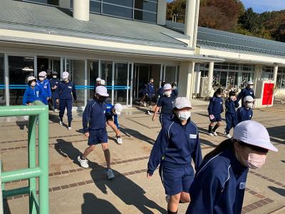 避難訓練　予告なし