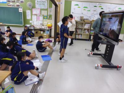 玉井小との交流授業
