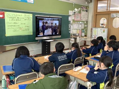玉井小との交流授業